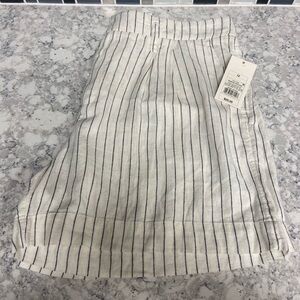 A New Day Striped Linen Blend Shorts (12)